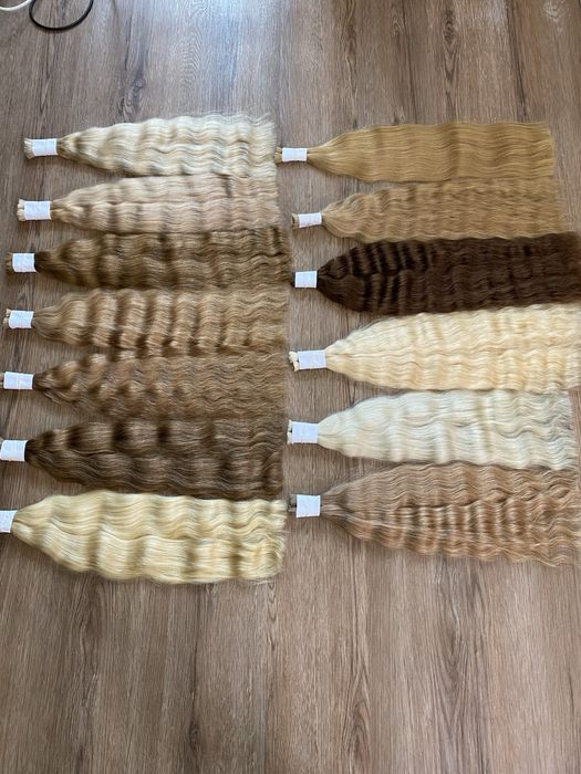 Натуральне волосся для нарощення 40-90 см