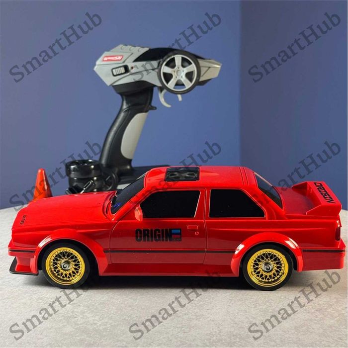 Машинка для дрифту BMW Е30 на радіокеруванні Червона Дрифт машинка БМВ