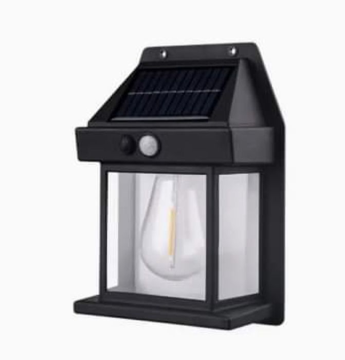 76 zl Lampa solarna LED na sciane z czujnikem ruchu i zmierzchu 4 szt.