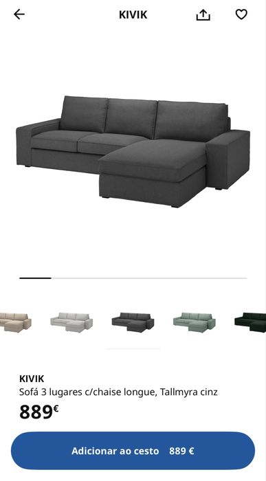 Sofá como novo Ikea