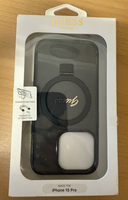 Capa GUESS para iPhone 15 Pro | Original | Embalagem Nova