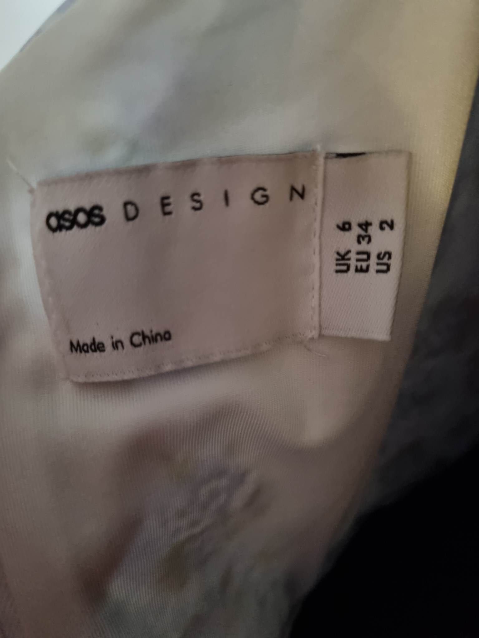 Asos, zwiewna, gorsetowa sukienka w rozmiarze XS 34, nowa