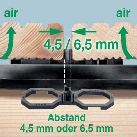 Taras podkładki dylatacyjne SPAX Air 6,5  6,5 mm