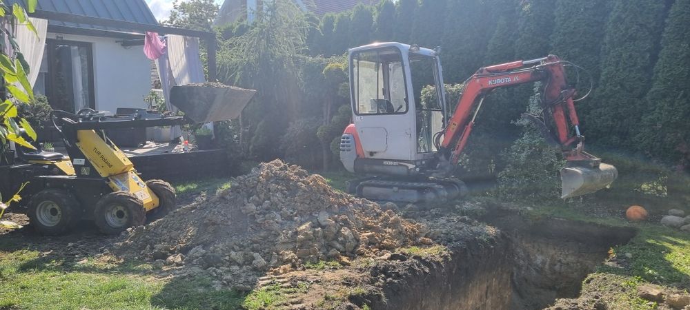 Uslugi minikoparka transport