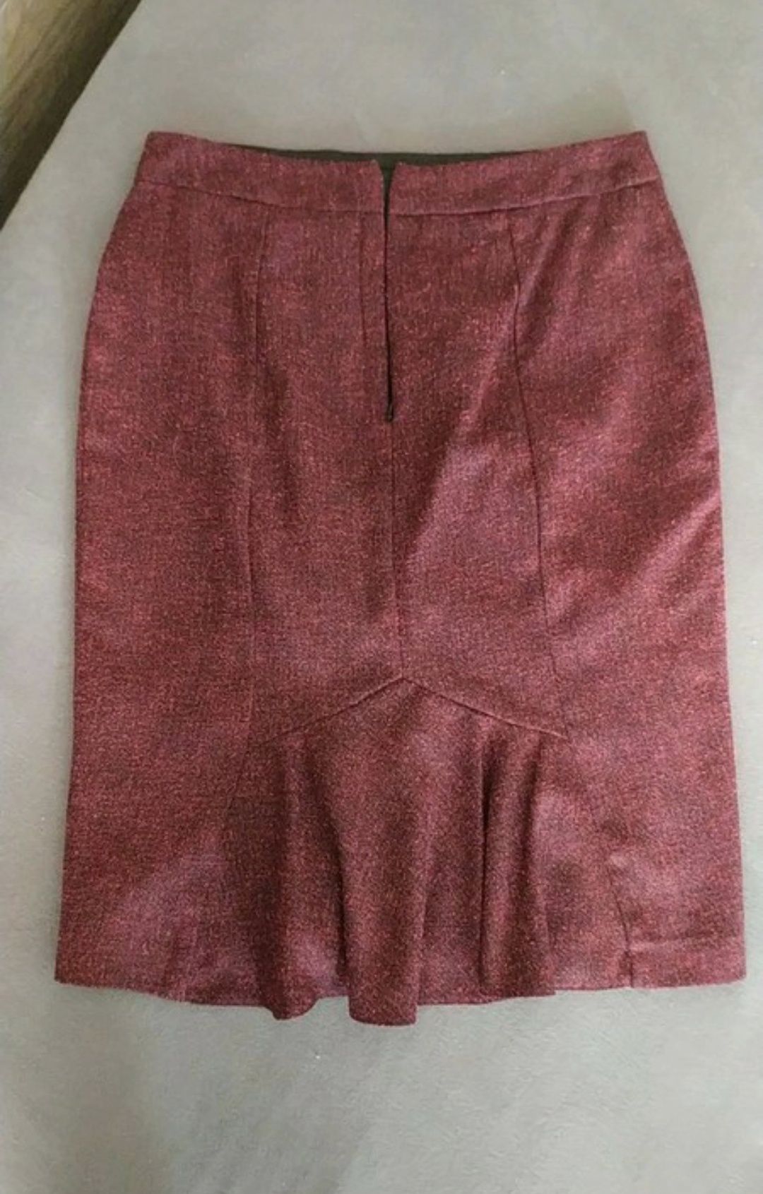 Spodnica F&F 38 bordowa
