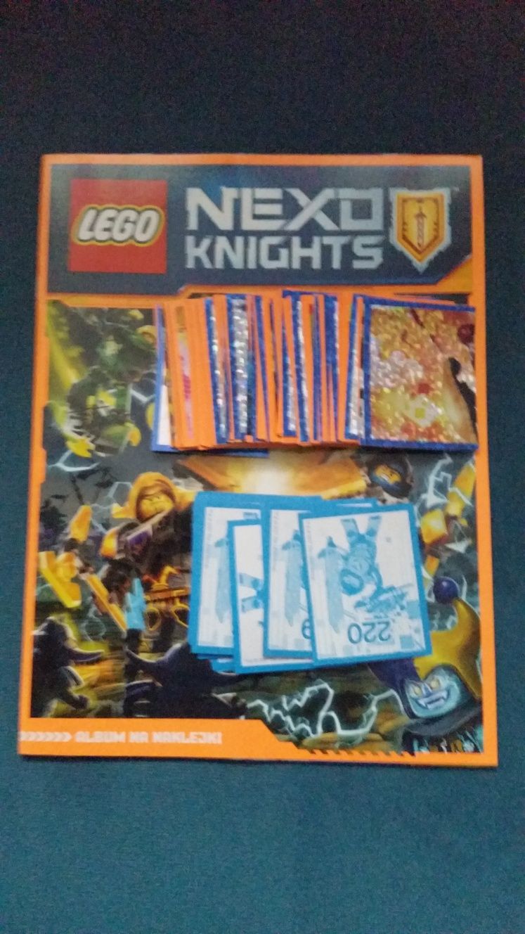 Album i komplet naklejek lego nexo Knights