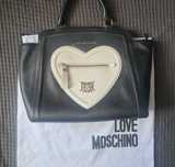 Mala Moschino original nova preta e branca