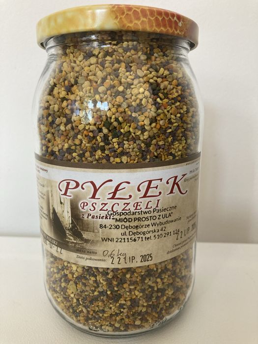 Pyłek pszczeli 600 gram, z własnej pasieki, sezon 2025