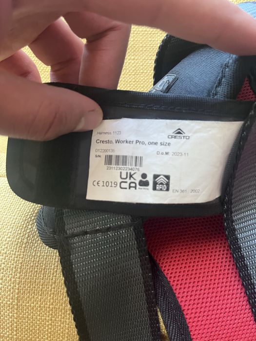 Arnês Cresto Worker Pro 6 unidades