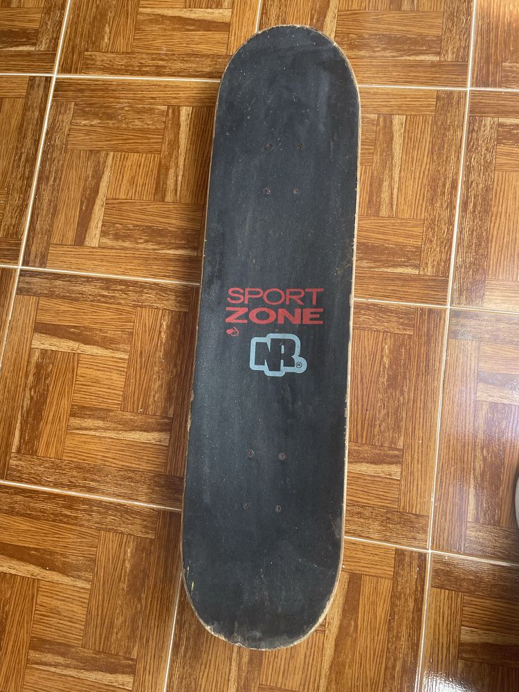 Skatebord usado.
