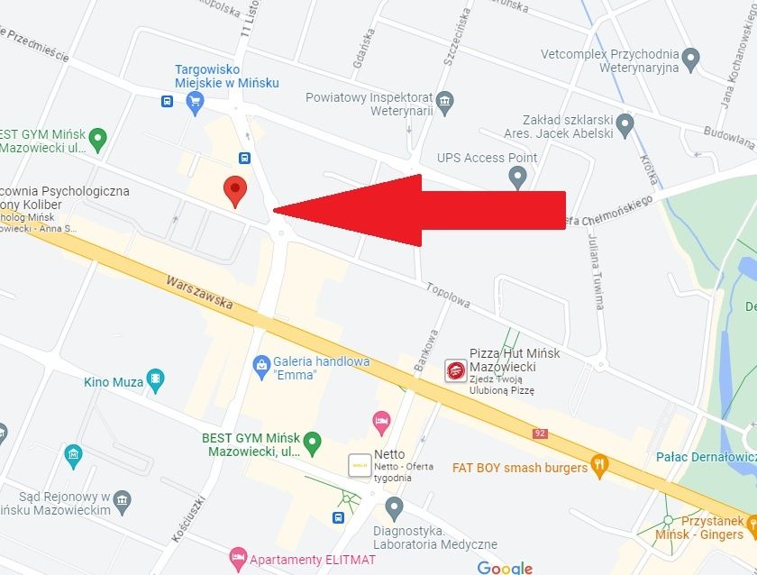 Wynajmę miejsce reklamowe w centrum Mińska Mazowieckiego