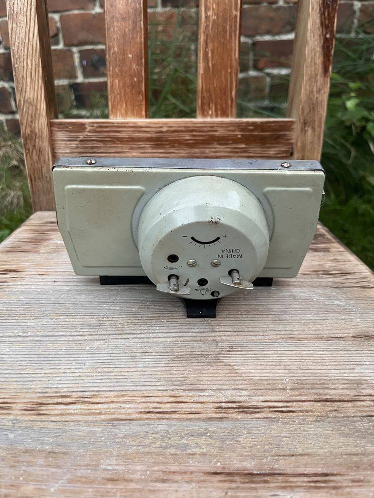 Zegar z termometrem PRL retro vintage Time Star lata 70 Bauhaus