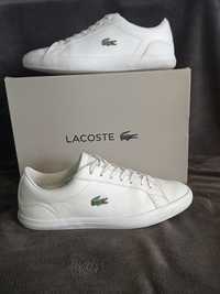 Buty Lacoste Lerond rozmiar 41 wkładka 26,5 cm białe skóra męskie 42