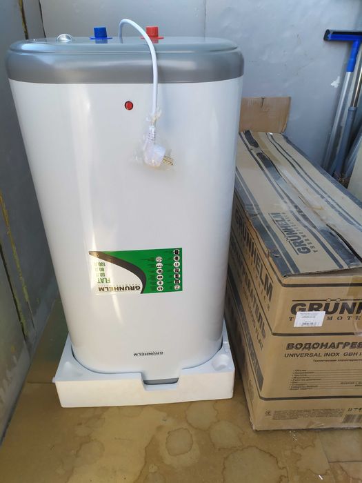 Водонагрівач Grunhelm GBH-50 DD Flat (50 л) сухий тен