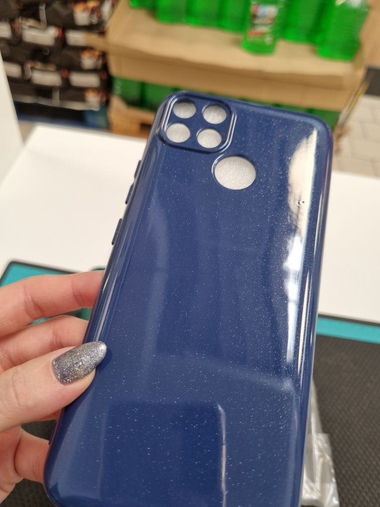 Etui plecki case realme 7i granat zielony