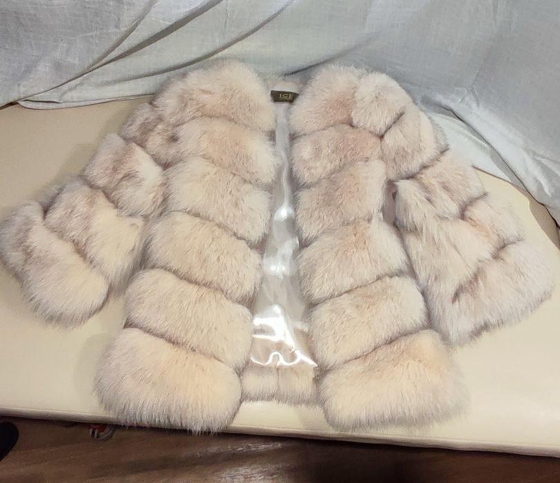 Шуба жіноча. Шубка из песца. Автоледі. Натуральна шуба тепла.