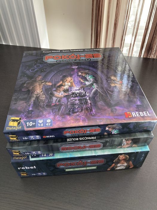 Pokoj 25 (+2 dodatki) gra planszowa