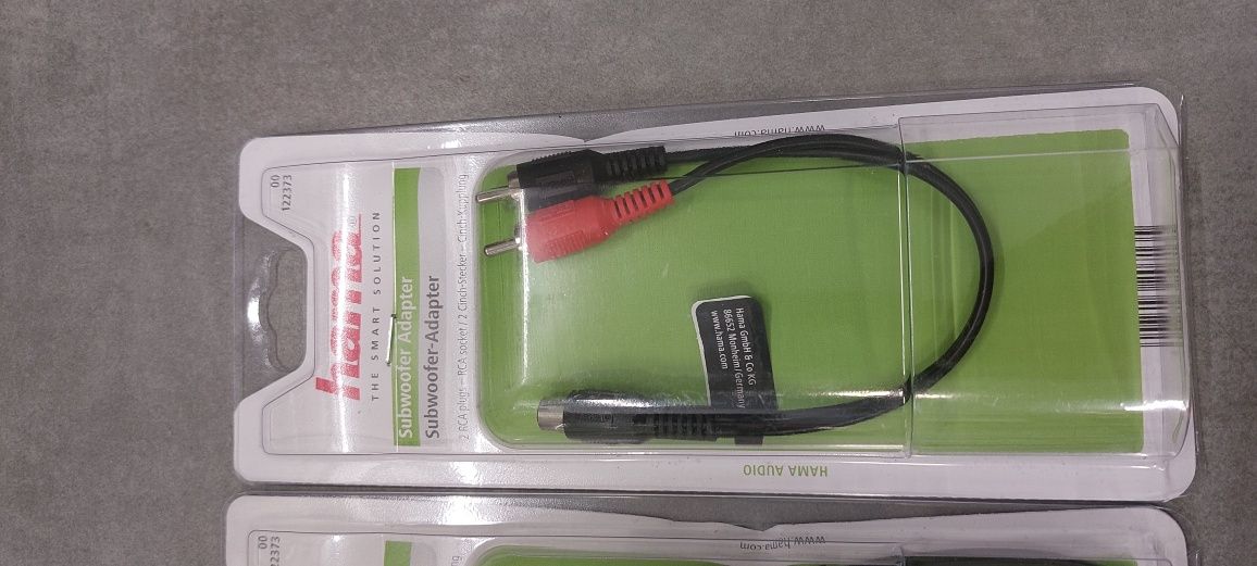 9 szt. Kabel subwoofer adapter Hama cinch