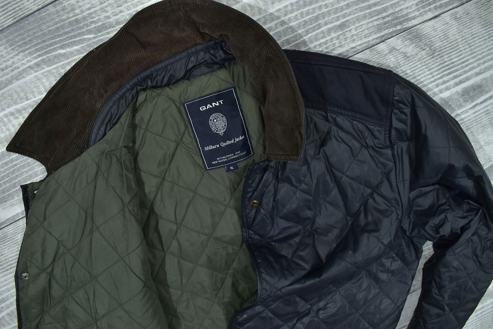 GANT Milburn Quilted Pikowana Kurtka Męska / L