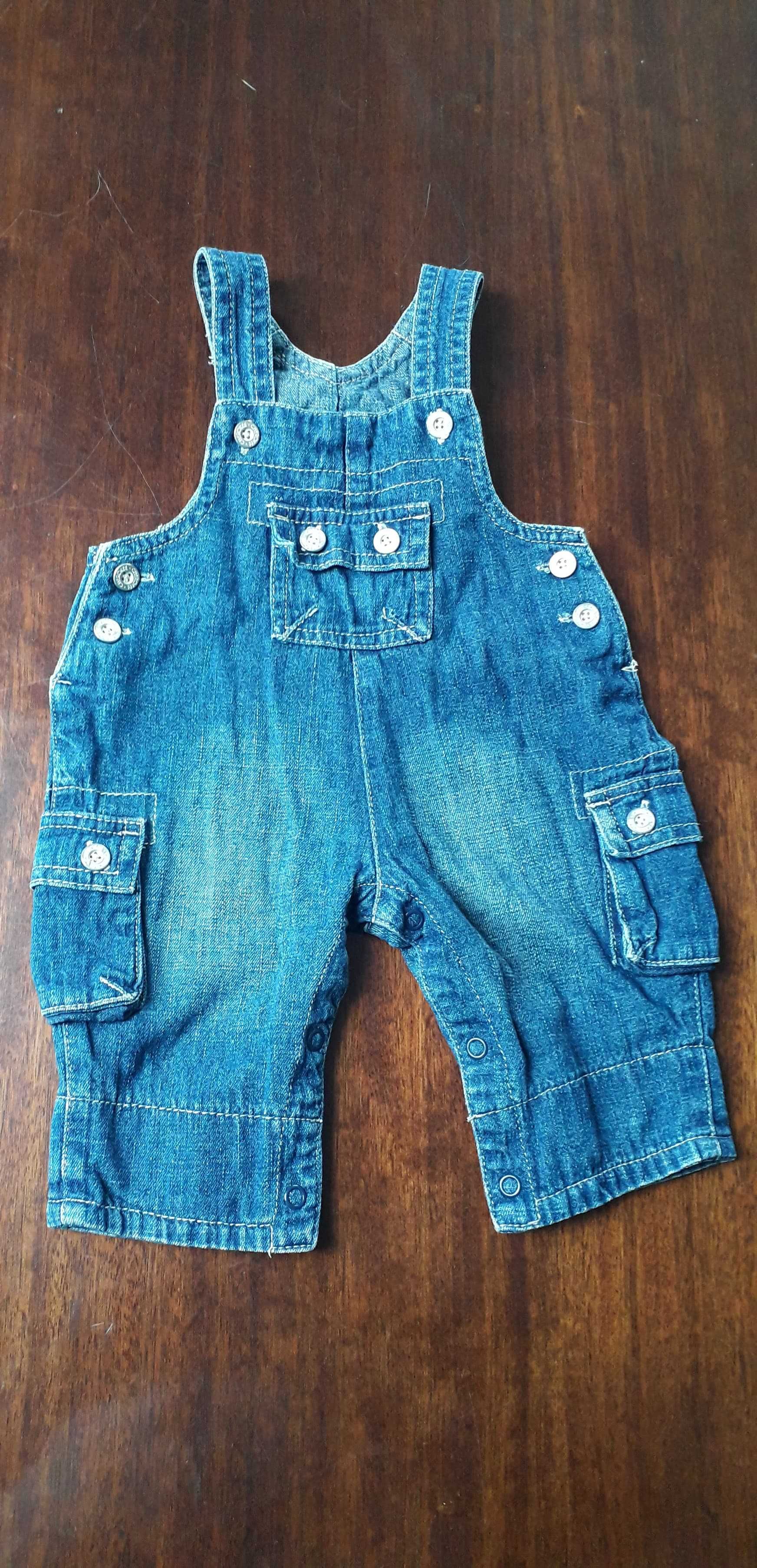 Komplet koszula + spodnie ogrodniczki jeans Cherokee 56