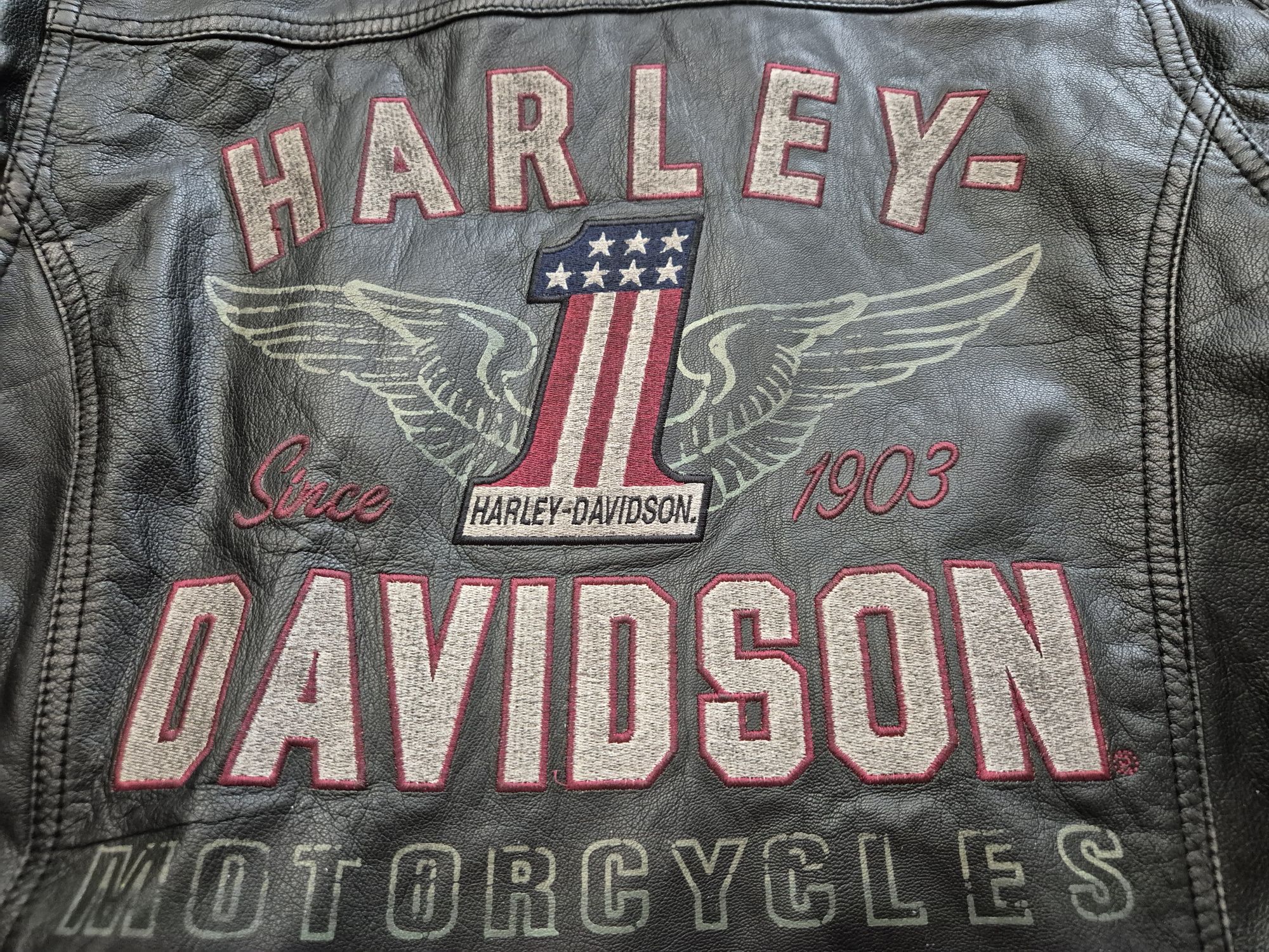 Harley Davidson oryginal Kurtka Skórzana roz.M Nowa !Used look