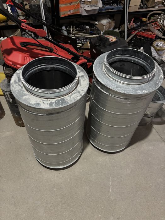 tłumik do wentylacji, rekuperacji 250, rura spiro