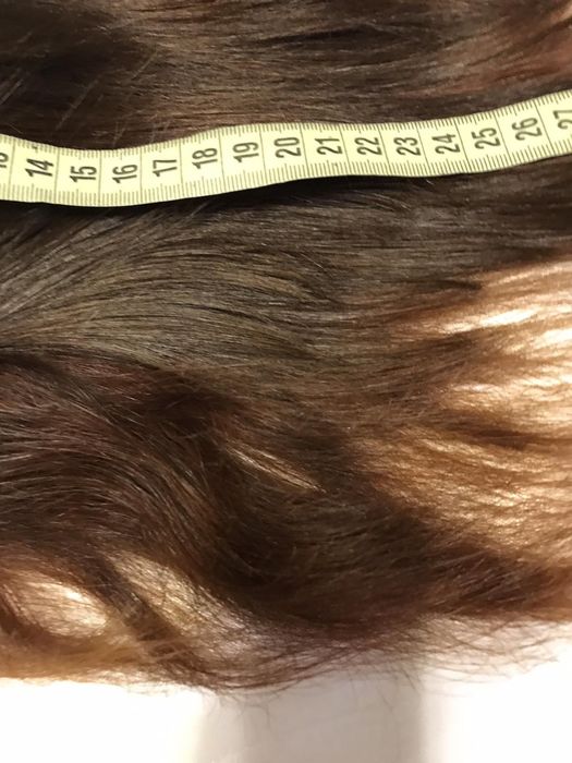 Шиньон из натуральных волос,ручная работа