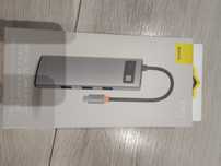 Hub 8w1 Baseus Metal Gleam Series, model CAHUB-CV0G.