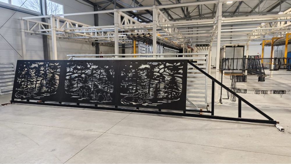 Panele-przęsła CNC - Ogrodzenie metalowe - Balustrada balkonowa -Bramy