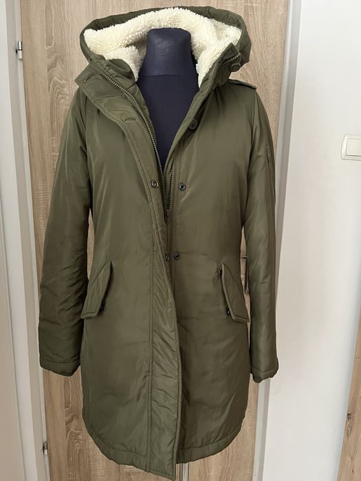 Kurtka jesienno zimowa, damska, Wrangler, z kapturem, zapiana