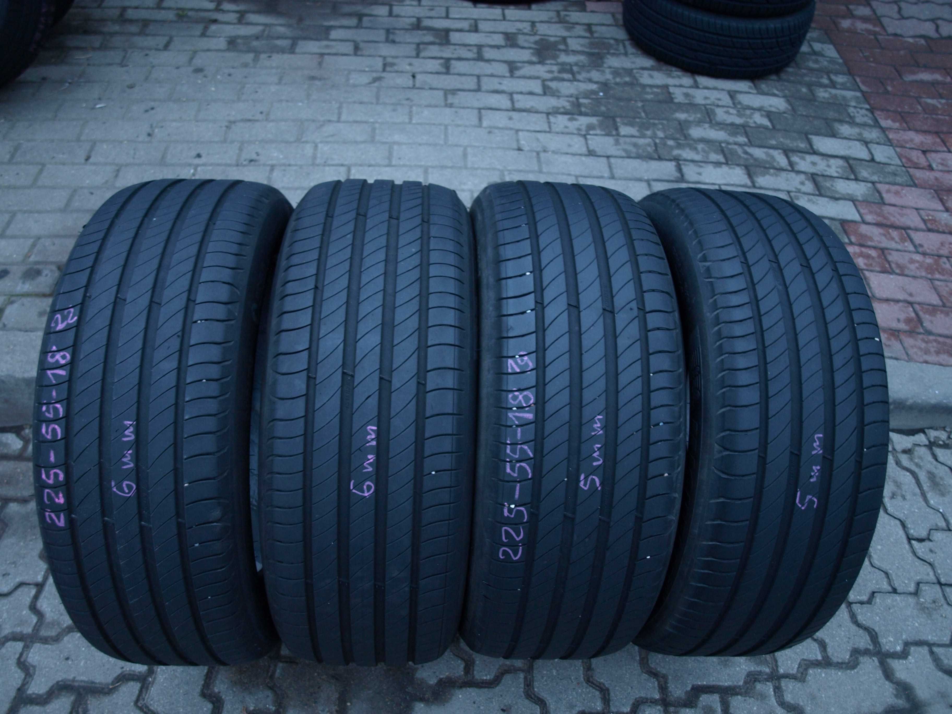 4 szt Opony letnie Michelin Primacy 4 225/55r18 Warte uwagi