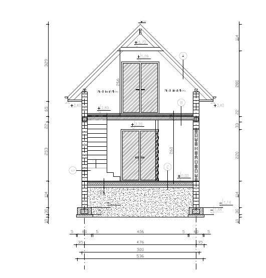 Projekt domu 5x7  35m2