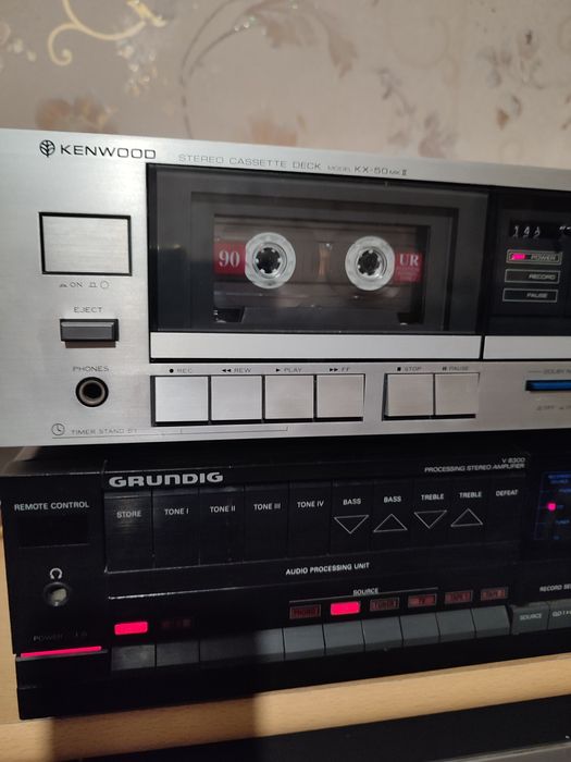 Кассетная дека kenwood KX 50 mk2.