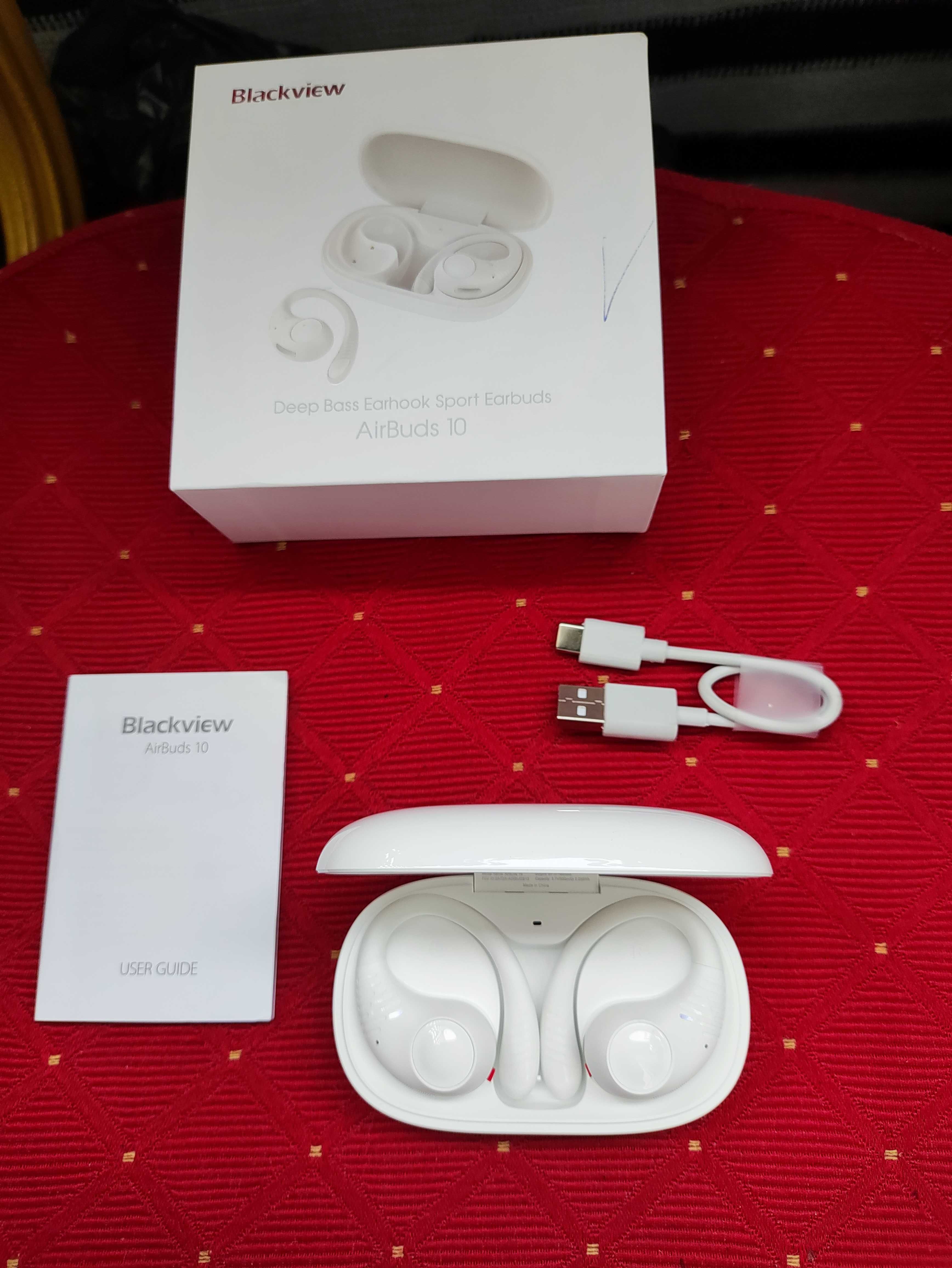 Słuchawki Bezprzewodowe Blackview AirBuds10 Bluetooth wodoodporn białe