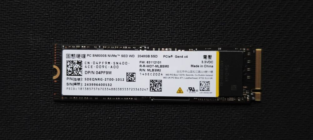 Dysk ssd nvme 2TB Western Digital