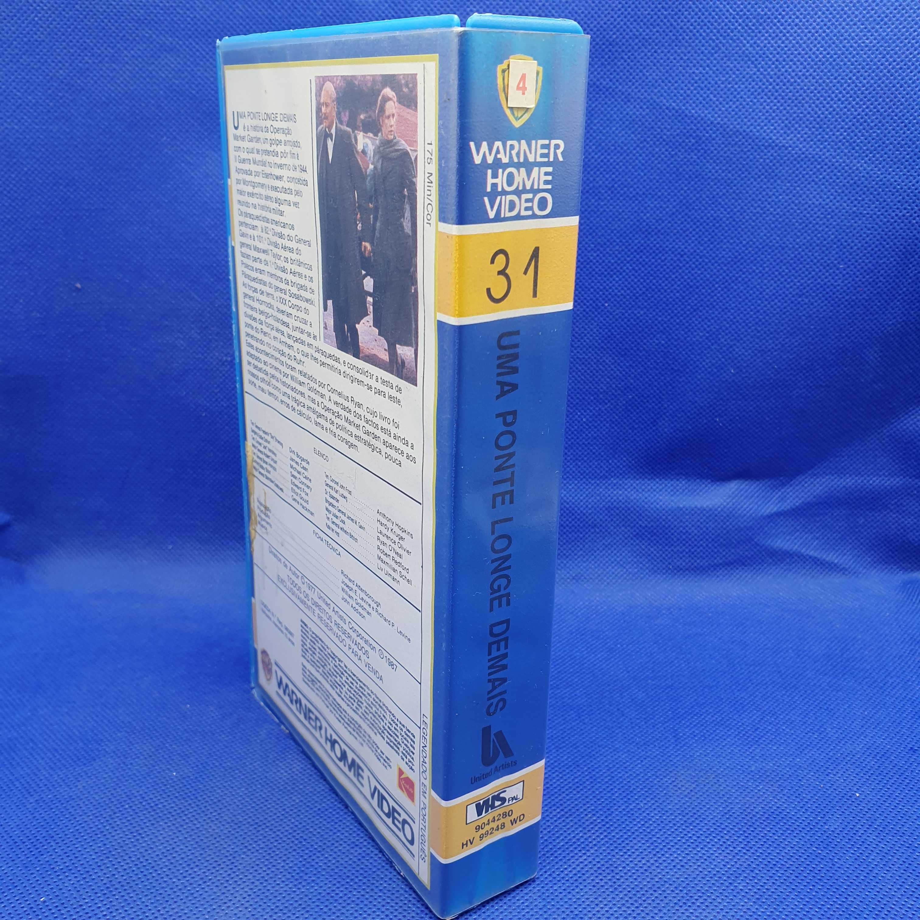 Filmes - Uma Ponte Longe Demais - Sean Connery, M. Caine - VHS - VSO
