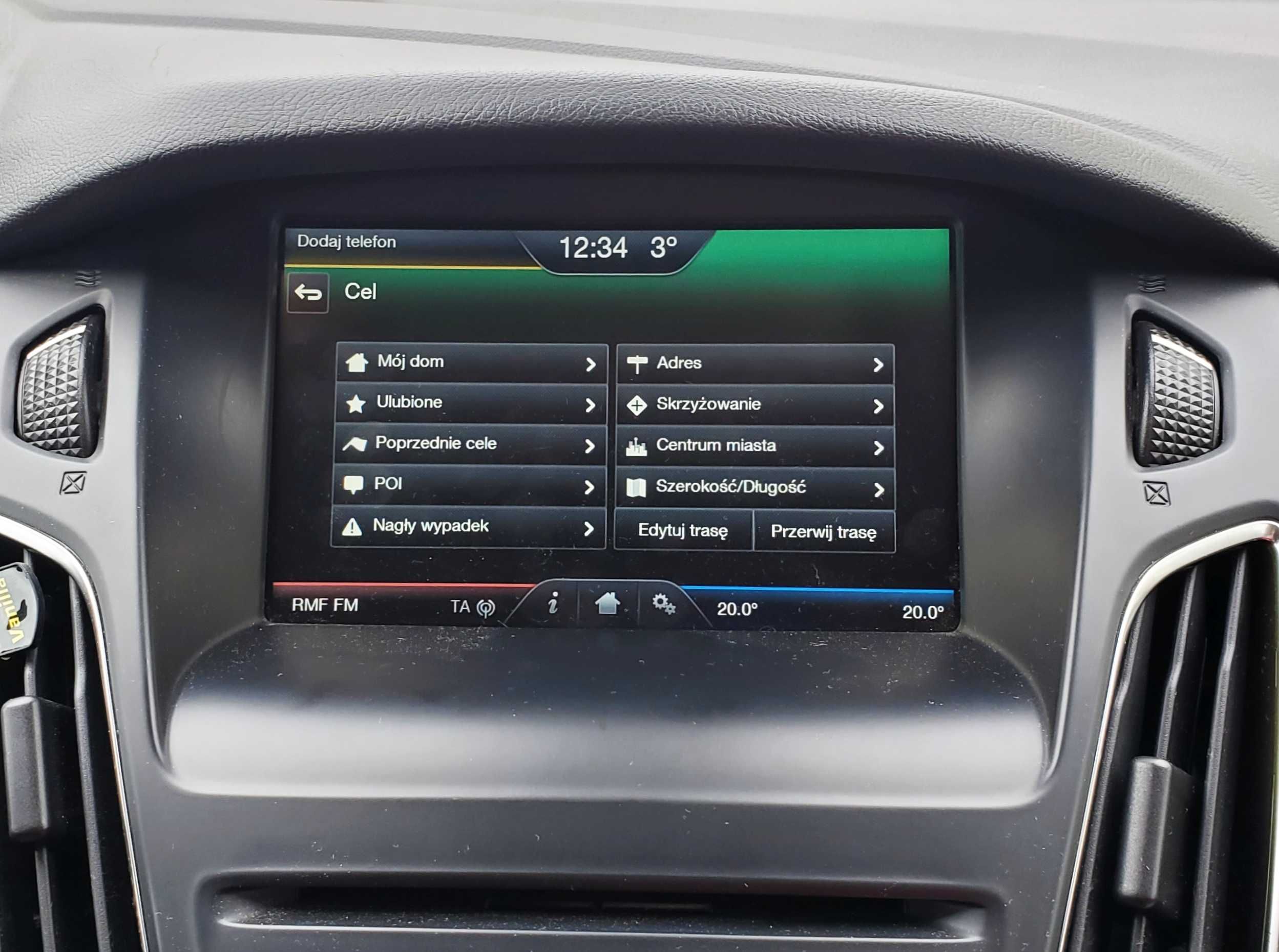 Ford SYNC2 Aktywacja NAWIGACJI Mapa EU F11 Nawigacja WROCŁAW