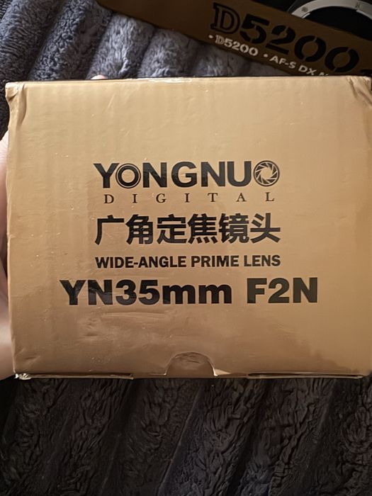 Обʼєктив для Nikon Yongnuo 35mm 1:2