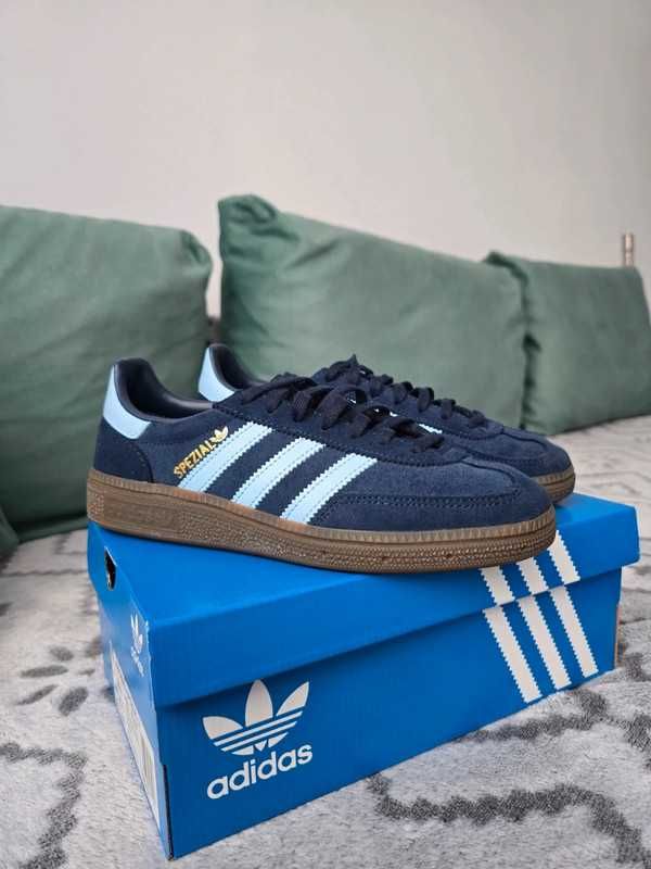 navy^cantaloupe^AdidasHandball^UnisexTrampki Roz.37.5