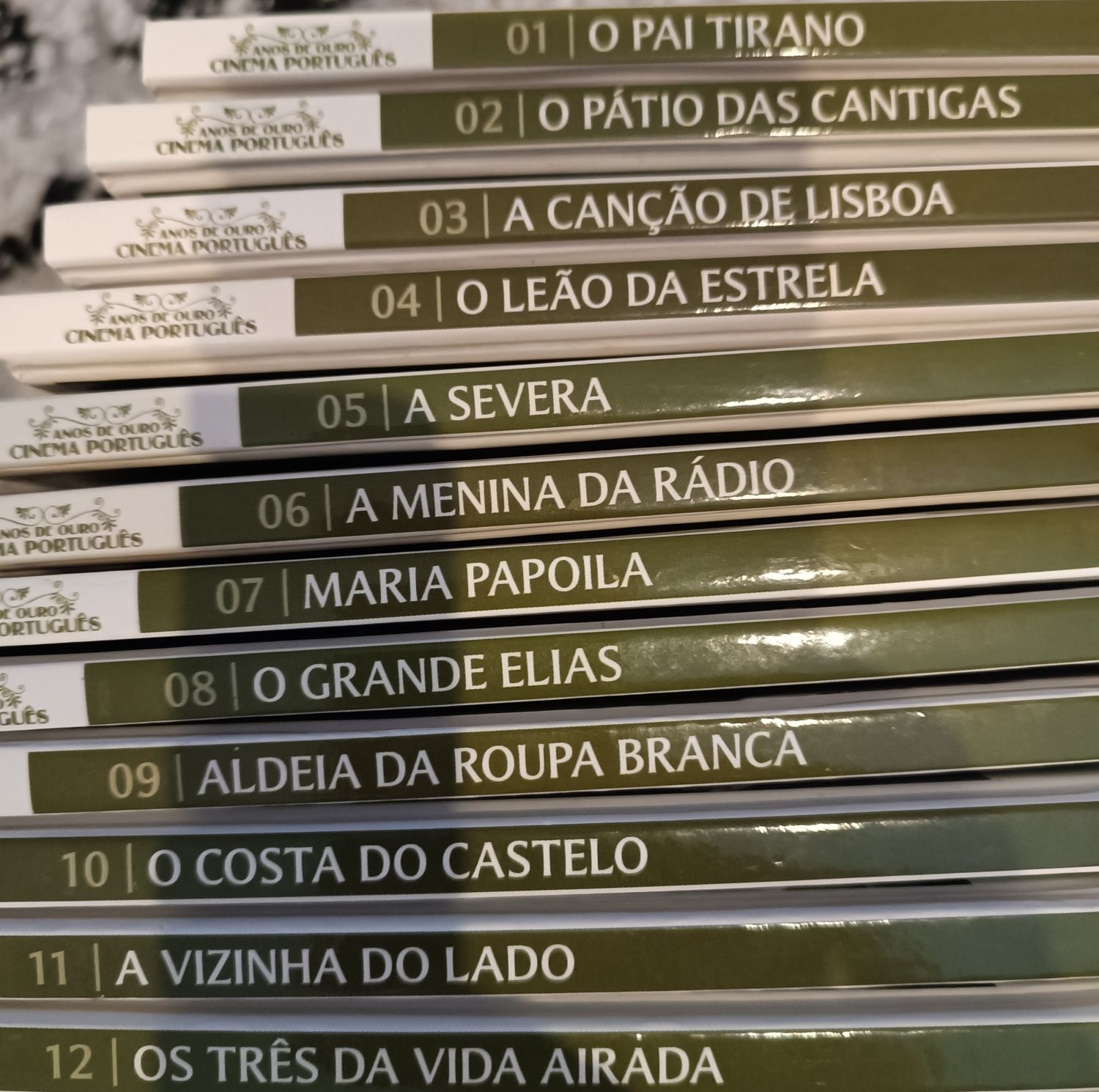 DVD's + Livro Anos de ouro cinema português