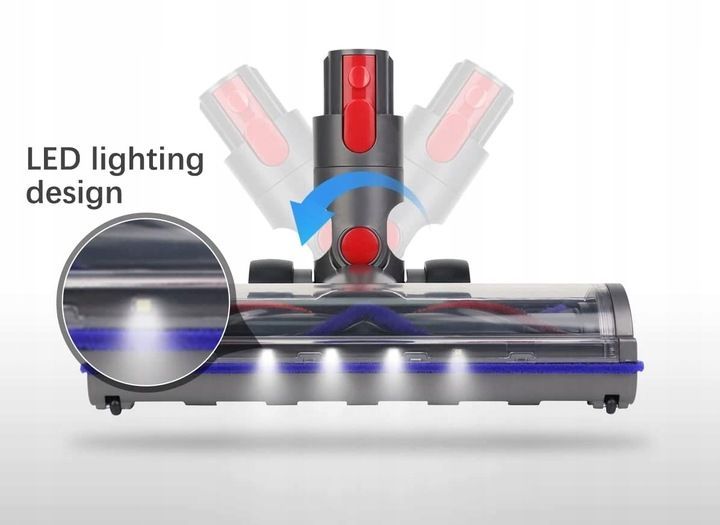 TurboSzczotka LED do Dyson V7 V8 V10 V11 V15