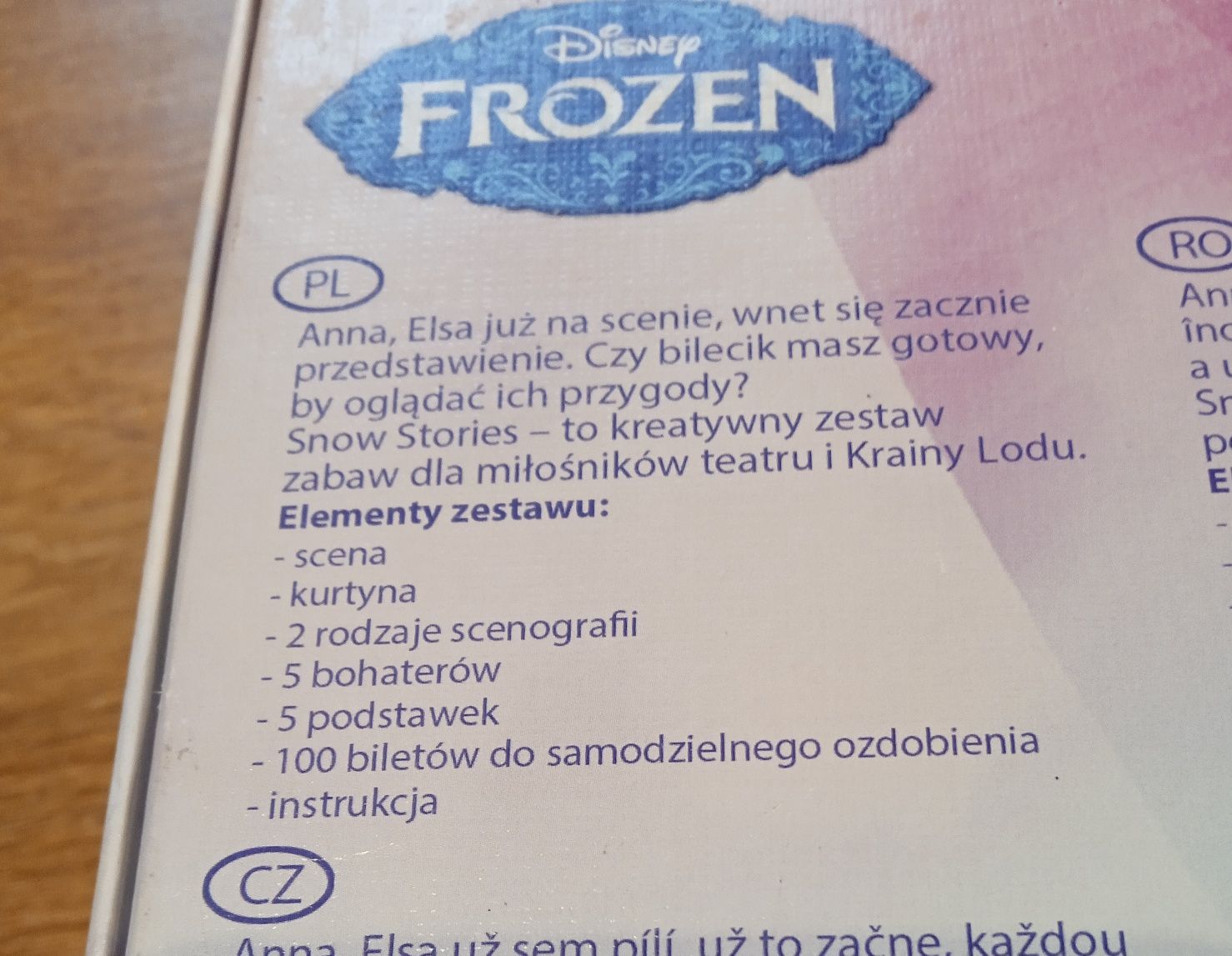 Frozen kraina lodu/ zabawa w teatr