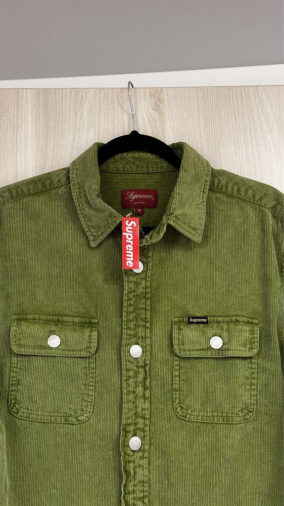 Оригінальна вельветова сорочка Supreme розмір М