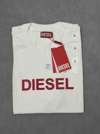 T-Shirt Diesel branca tamanho L