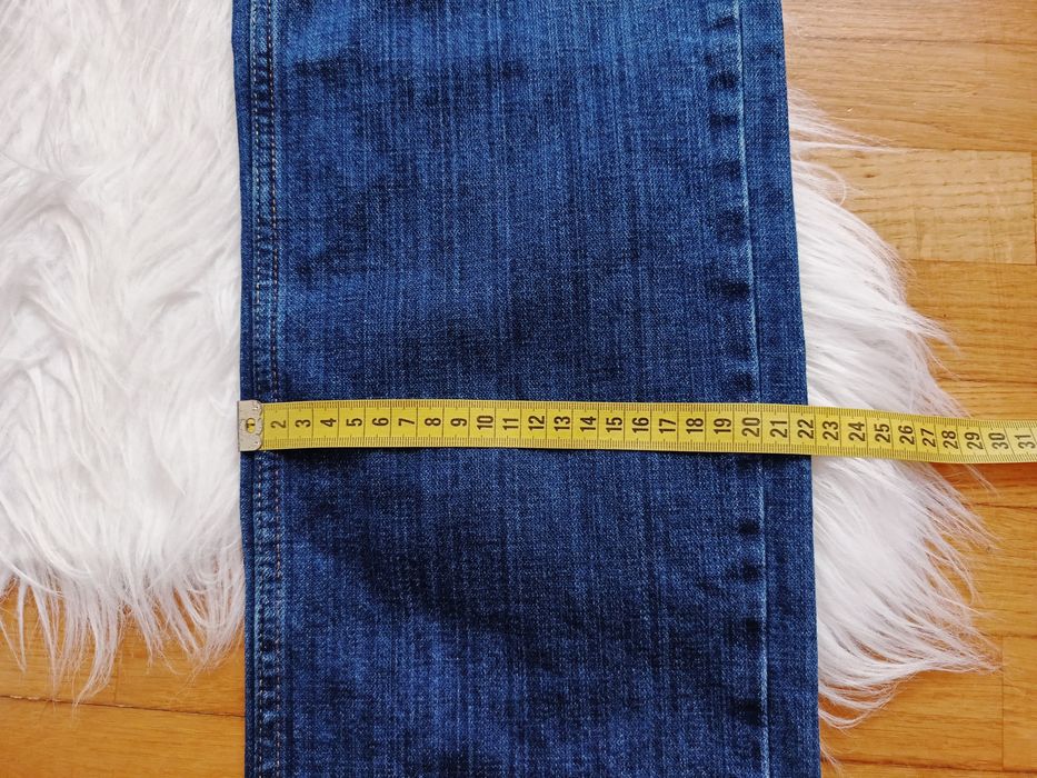 Jeansy boyfriend, Farah classic, W34/ L30, indygo, 100% bawełna