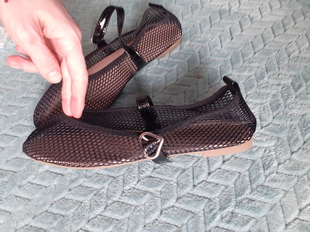 Buty, Balerinki z siateczki 39