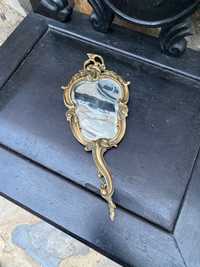 Espelho de mão Bronze séc XIX 30,5 cm