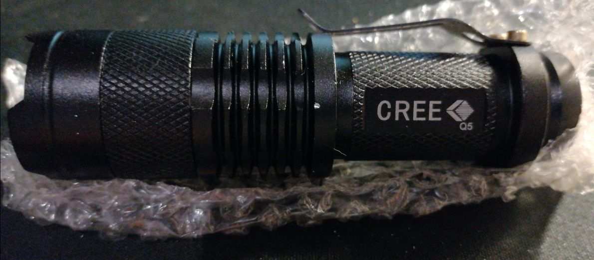 Lanterna Táctica Led Cree Ultra Fire Q5 - Ctt Grátis