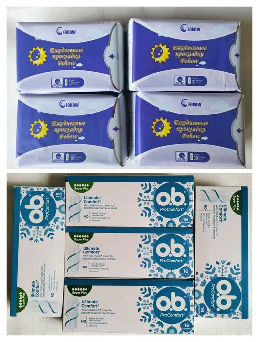 Fohow - 50 грн, тампони Оb 5, 6 кр - 70 грн