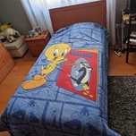 Edredão cama de solteiro reversível